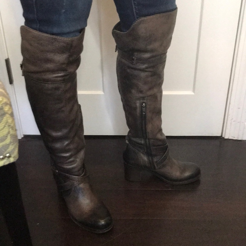 Frye Kelly otk leather boots 8